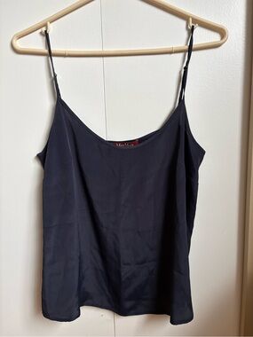 MaxMara Studio Black Camisole with Adjustable Straps